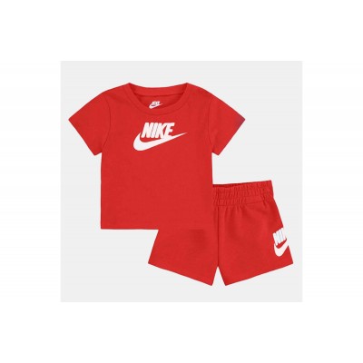 NIKE CLUB FRENCH TERRY SET 86L595 U10 ΚΟΚΚΙΝΟ