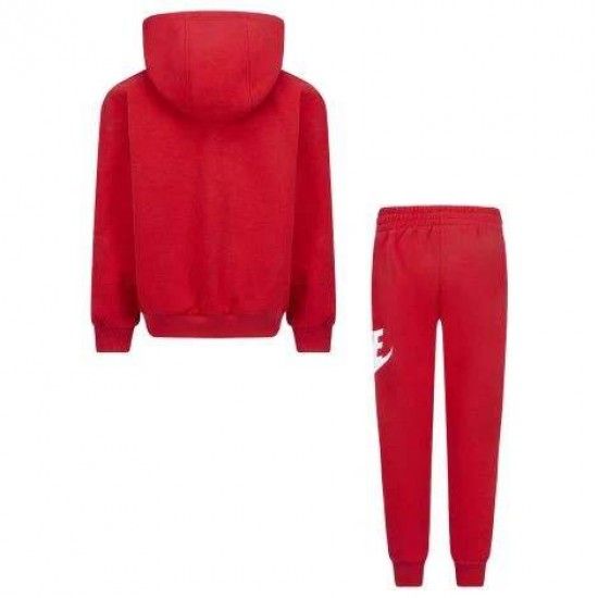 NIKE CLUB FRENCH TERRY SET 86L595 U10 ΚΟΚΚΙΝΟ