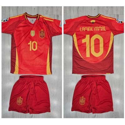 ΡΕΠΛΙΚΑ ΟΜΑΔΩΝ ΠΑΙΔΙΚΟ ΣΕΤ KIDS SET LAMINE YAMAL FIFA 2024 ΚΟΚΚΙΝΟ