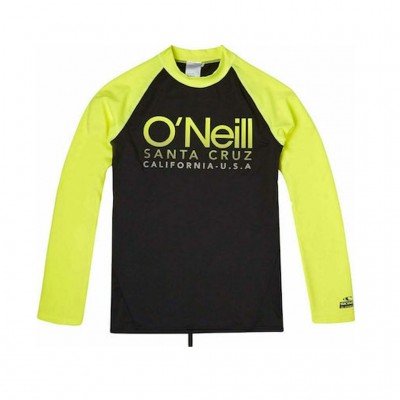 O NEILL UV T-SHIRT KIDS 1A1670J 9010 1A1670J 9010 01 ΜΑΥΡΟ ΚΙΤΡΙΝΟ