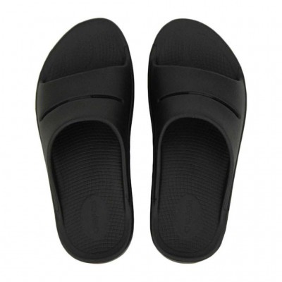 OOFOS OOAHH SLIDE SANDAL 1094264-1100 ΜΑΥΡΟ