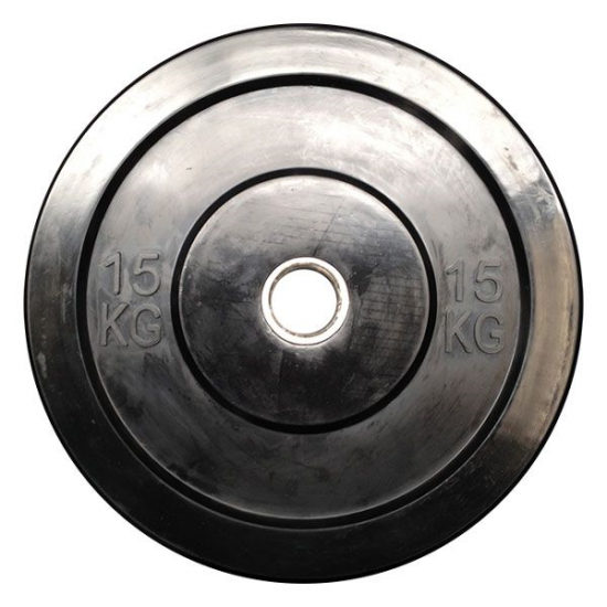 OPTIMUM RUBBER BUMPER PLATE 15KG DB6070-15