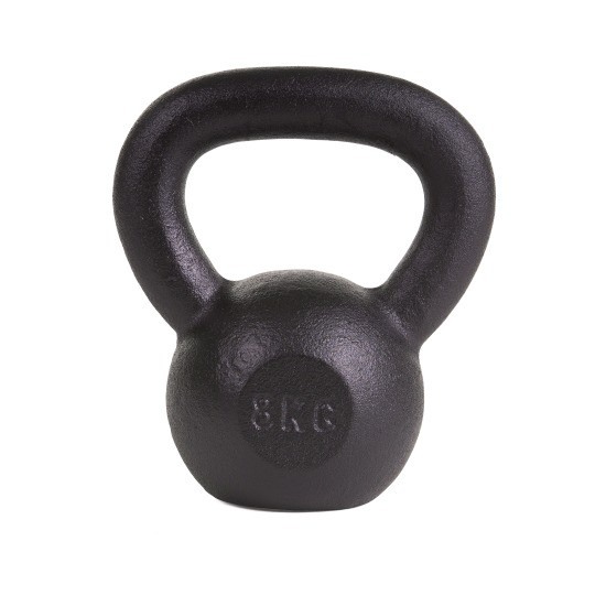 OPTIMUM KETTLEBELL BLACK MATT 8KG CX-DB602-8