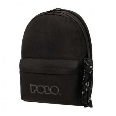 ΣΑΚΙΔΙΟ POLO DOUBLE SCARF 901235 2002 ΜΑΥΡΟ