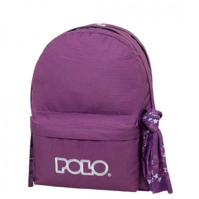 ΣΑΚΙΔΙΟ POLO DOUBLE SCARF 901235 4657 ΒΙΟΛΕΤΙ ΑΝΟΙΧΤΟ ΚΥΑΝΟ
