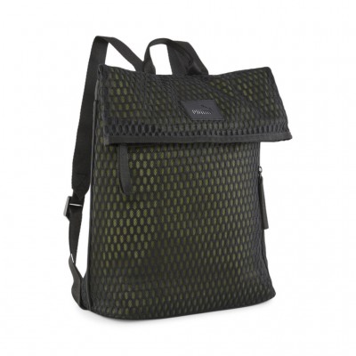 PUMA MESH BACKPACK 090288 01  ΜΑΥΡΟ ΛΑΙΜ