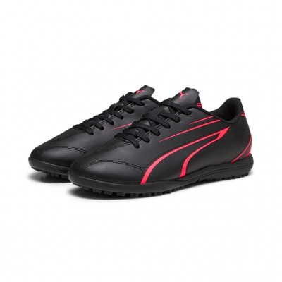 PUMA VITORIA JR TT 107487 02 ΜΑΥΡΟ ΚΟΚΚΙΝΟ