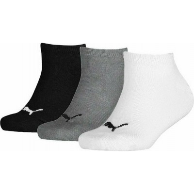 PUMA KIDS PLAIN QUARTER 3P 701233224 803 ΜΑΥΡΟ ΓΚΡΙ ΛΕΥΚΟ