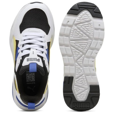 PUMA TRINITY LITY JR 391443 14 ΛΕΥΚΟ ΜΑΥΡΟ ΚΙΤΡΙΝΟ