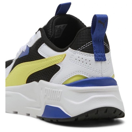 PUMA TRINITY LITY JR 391443 14 ΛΕΥΚΟ ΜΑΥΡΟ ΚΙΤΡΙΝΟ