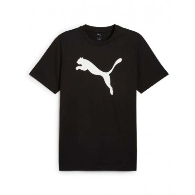 PUMA ESS TEE 682536 01 ΜΑΥΡΟ ΛΕΥΚΟ