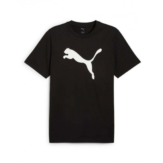 PUMA ESS TEE 682536 01 ΜΑΥΡΟ ΛΕΥΚΟ