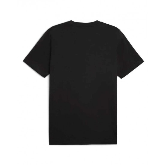 PUMA ESS TEE 682536 01 ΜΑΥΡΟ ΛΕΥΚΟ