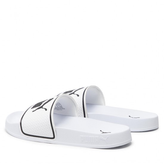 PUMA LEADCAT 2.0 SLIDES 384139 02 ΛΕΥΚΟ ΜΑΥΡΟ
