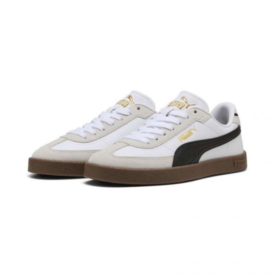 PUMA CLUB II ERA 401489 02 ΛΕΥΚΟ ΜΑΥΡΟ