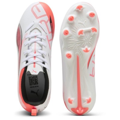 PUMA ULTRA 5 PLAY FG/AG JR 108170 01 ΛΕΥΚΟ