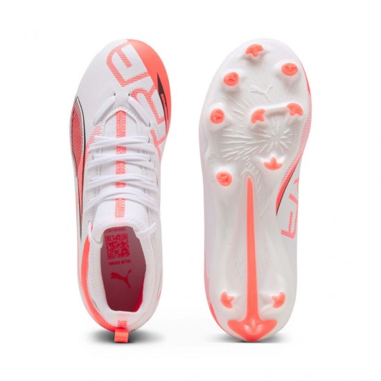 PUMA ULTRA 5 MATCH FG/AG JR 108167 01 ΛΕΥΚΟ