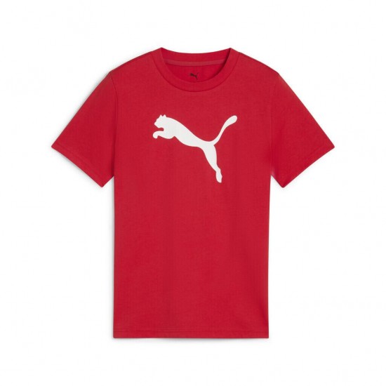 PUMA ESS CAT LOGO TEE 684907 11 ΚΟΚΚΙΝΟ
