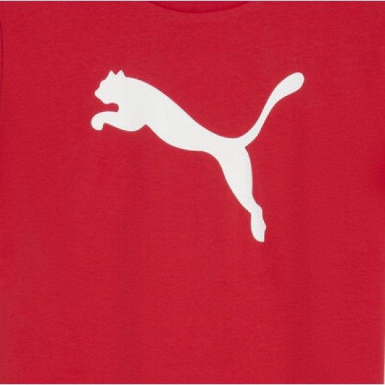 PUMA ESS CAT LOGO TEE 684907 11 ΚΟΚΚΙΝΟ