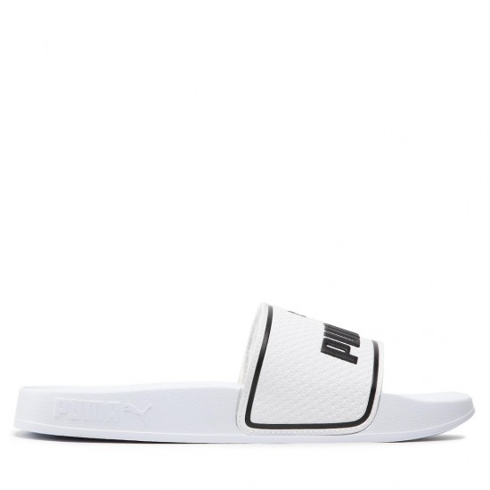 PUMA LEADCAT 2.0 SLIDES 384139 02 ΛΕΥΚΟ ΜΑΥΡΟ