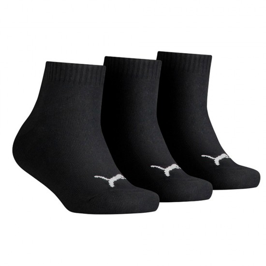 PUMA KIDS PLAIN QUARTER 3P 701233224 200 ΜΑΥΡΗ