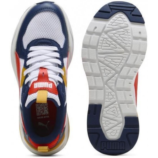 PUMA TRINITY LITY JR 391443 17 ΜΠΛΕ ΚΟΚΚΙΝΟ