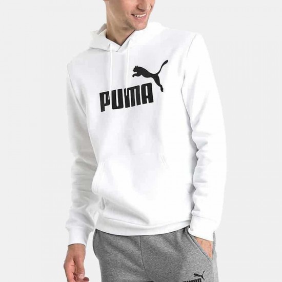 PUMA ESS BIG LOGO HOODIE 586686 02 ΛΕΥΚΟ PUMA ESS BIG LOGO HOODIE 586686 02 ΛΕΥΚΟ