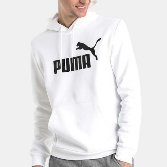 PUMA ESS BIG LOGO HOODIE 586686 02 ΛΕΥΚΟ PUMA ESS BIG LOGO HOODIE 586686 02 ΛΕΥΚΟ