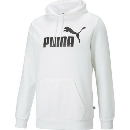 PUMA ESS BIG LOGO HOODIE 586686 02 ΛΕΥΚΟ PUMA ESS BIG LOGO HOODIE 586686 02 ΛΕΥΚΟ