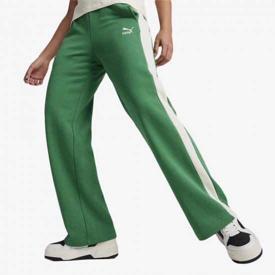 PUMA ICONIC T7 STRAIGHT LEG TRACK PANTS TR 625411 86 ΠΡΑΣΙΝΟ
