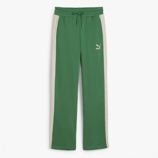 PUMA ICONIC T7 STRAIGHT LEG TRACK PANTS TR 625411 86 ΠΡΑΣΙΝΟ