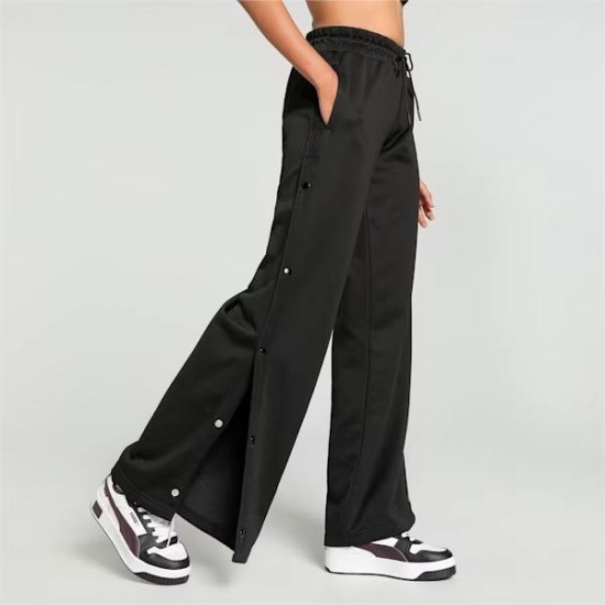 PUMA CLASSIC POPPER PANTS 629582 01 ΜΑΥΡΟ