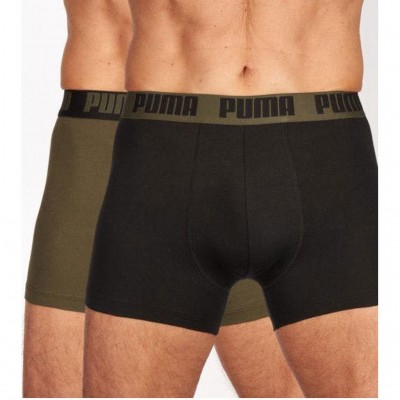 PUMA BASIC BOXER 2PACK 521015001 051 ΧΑΚΙ ΜΑΥΡΟ