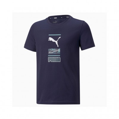 PUMA ΠΑΙΔΙΚΌ T-SHIRT 847281 06 ΜΠΛΕ 