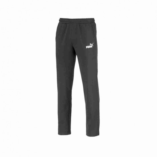 PUMA M ESS LOGO PANTS TR OP 586720 01 ΜΑΥΡΟ