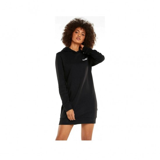 PUMA HOODED DRESS 589129 01 BLACK