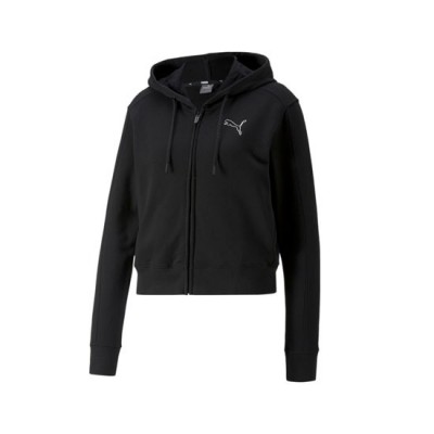 PUMA HER FULL-ZIP HOODIE 849832 01 ΜΑΥΡΟ