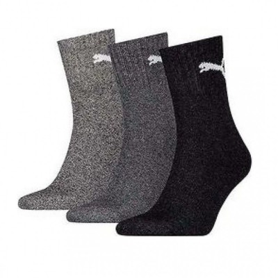 PUMA SPORT 3 PACK SOCKS 7312 707 ΑΝΘΡΑΚΙ ΓΚΡΙ