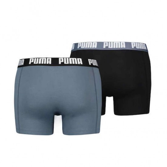 PUMA BASIC BOXER 2PACK 521015001 043 ΡΑΦ ΜΑΥΡΟ