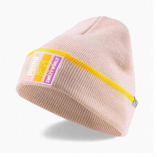 PUMA CUFFLESS BEANIE 024070 02 ΡΟΖ