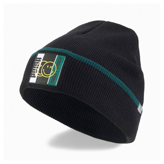 PUMA CUFFLESS BEANIE 024070 01 ΜΑΥΡΟ