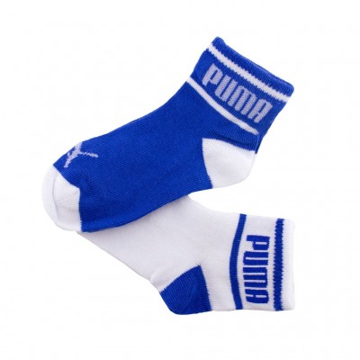 PUMA BABY WORDING SOCK 2P 701219269 935479 003 ΜΠΛΕ