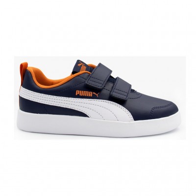 PUMA SNEAKER COURTFLEX V2 V INF 371543 26 ΜΠΛΕ