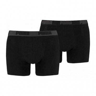 PUMA BASIC BOXER 2PACK 521015001 230 ΜΑΥΡΟ