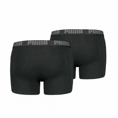 PUMA BASIC BOXER 2PACK 521015001 230 ΜΑΥΡΟ