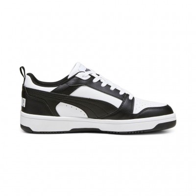 PUMA REBOUND V6 LOW 392328 01 ΜΑΥΡΟ ΛΕΥΚΟ