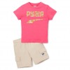 PUMA MINICATS DOWNTOWN SET 538483 25 ΡΟΖ ΜΠΕΖ