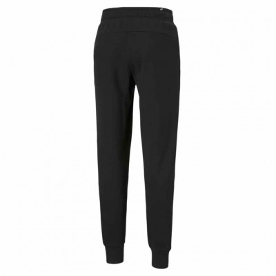 PUMA LOGO PANTS TR 586716 01 ΜΑΥΡΟ 