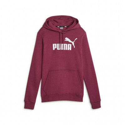 PUMA W ESS LOGO HOODIE FL 586789 22 ΜΠΟΡΝΤΟ