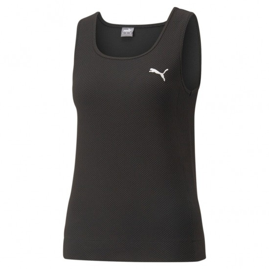 PUMA HER SLIM TANK 673114 01 ΜΑΥΡΟ